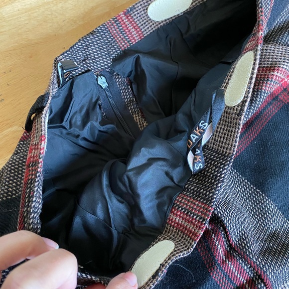 Daks London Simpson Piccadilly Vintage Plaid Wool Tartan Skirt Size 10 - Picture 4 of 7